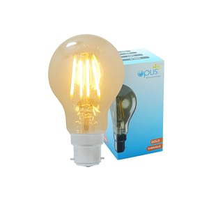 Opus Vintage Filament Globe 5W LED Dimmable Clear Gold G95 Light Bulb ES BC