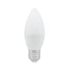 6watt Candle LED ES E27 Screw Cap Warm White Equivalent To 40watt