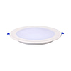 9watt LED Recessed Round LED Panel 116mm x 24mm With 30cm Cable Daylight White