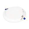 12watt LED Recessed Round LED Panel 138mm x 24mm With 30cm Cable Warm White