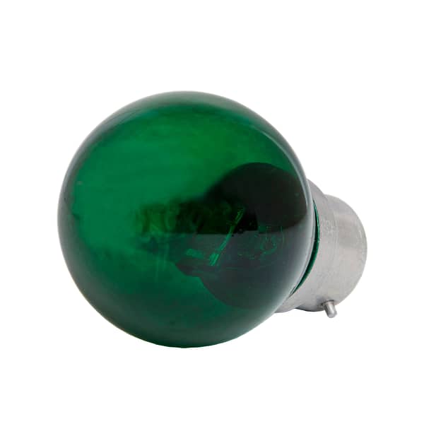 Halogen Golfball 18watt BC B22 Screw Cap Green Equivalent to 25watt