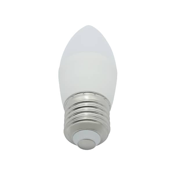 6watt Candle LED ES E27 Screw Cap Warm White Equivalent To 40watt