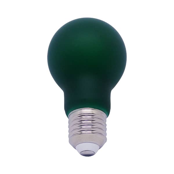4watt GLS LED ES E27 Screw Cap Green