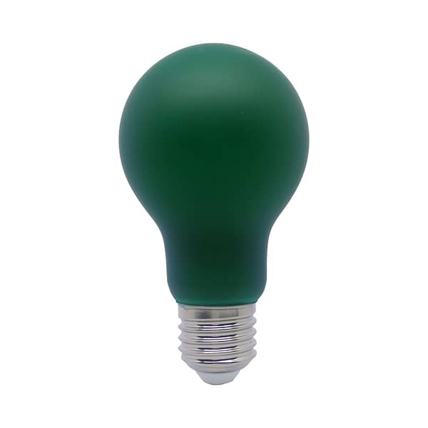 4watt GLS LED ES E27 Screw Cap Green