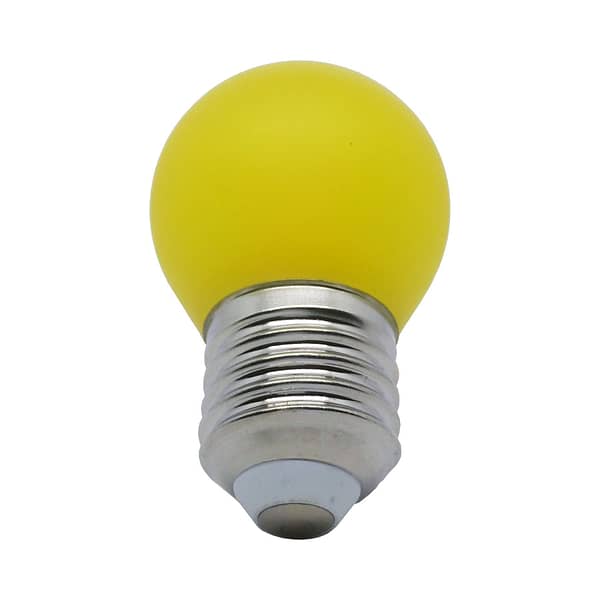 4watt Golfball LED ES E27 Screw Cap Yellow