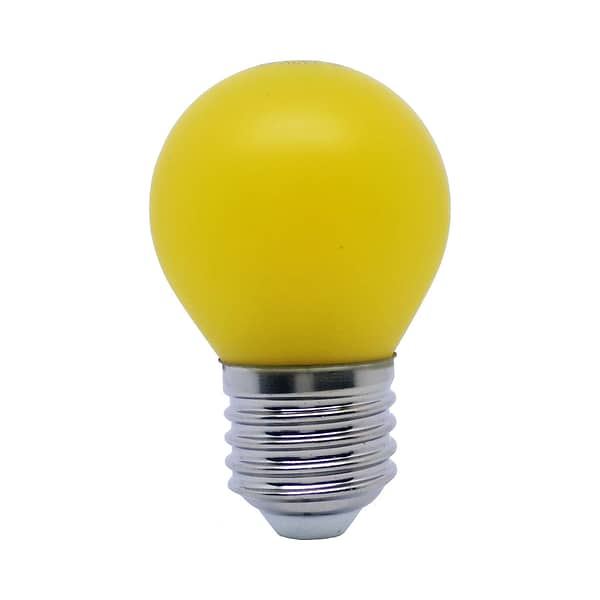 4watt Golfball LED ES E27 Screw Cap Yellow