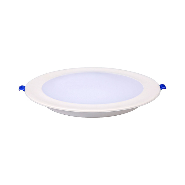 12watt LED Recessed Round LED Panel 138mm x 24mm With 30cm Cable Warm White