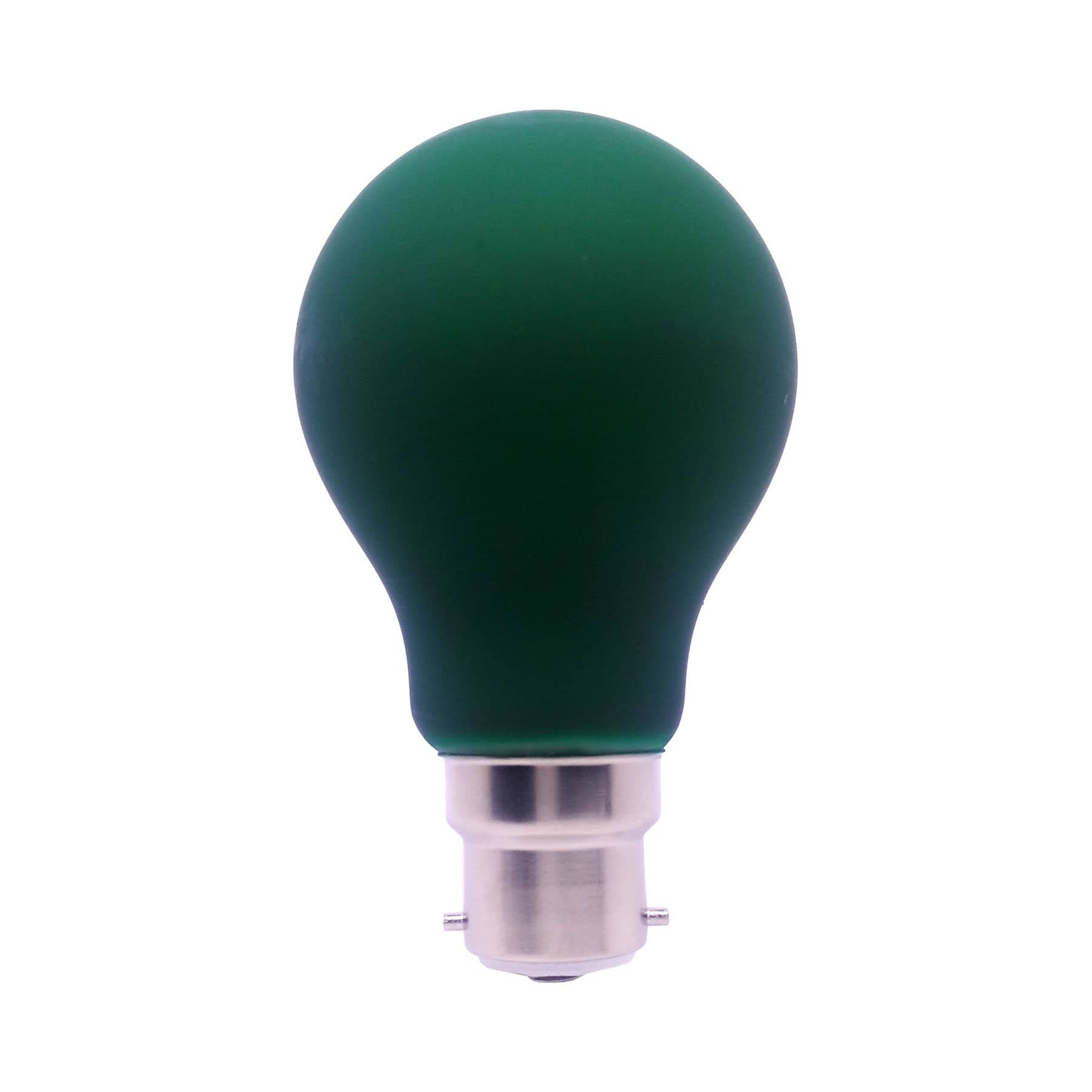 4watt GLS LED BC B22 Bayonet Cap Green - Opus® Lighting Technology